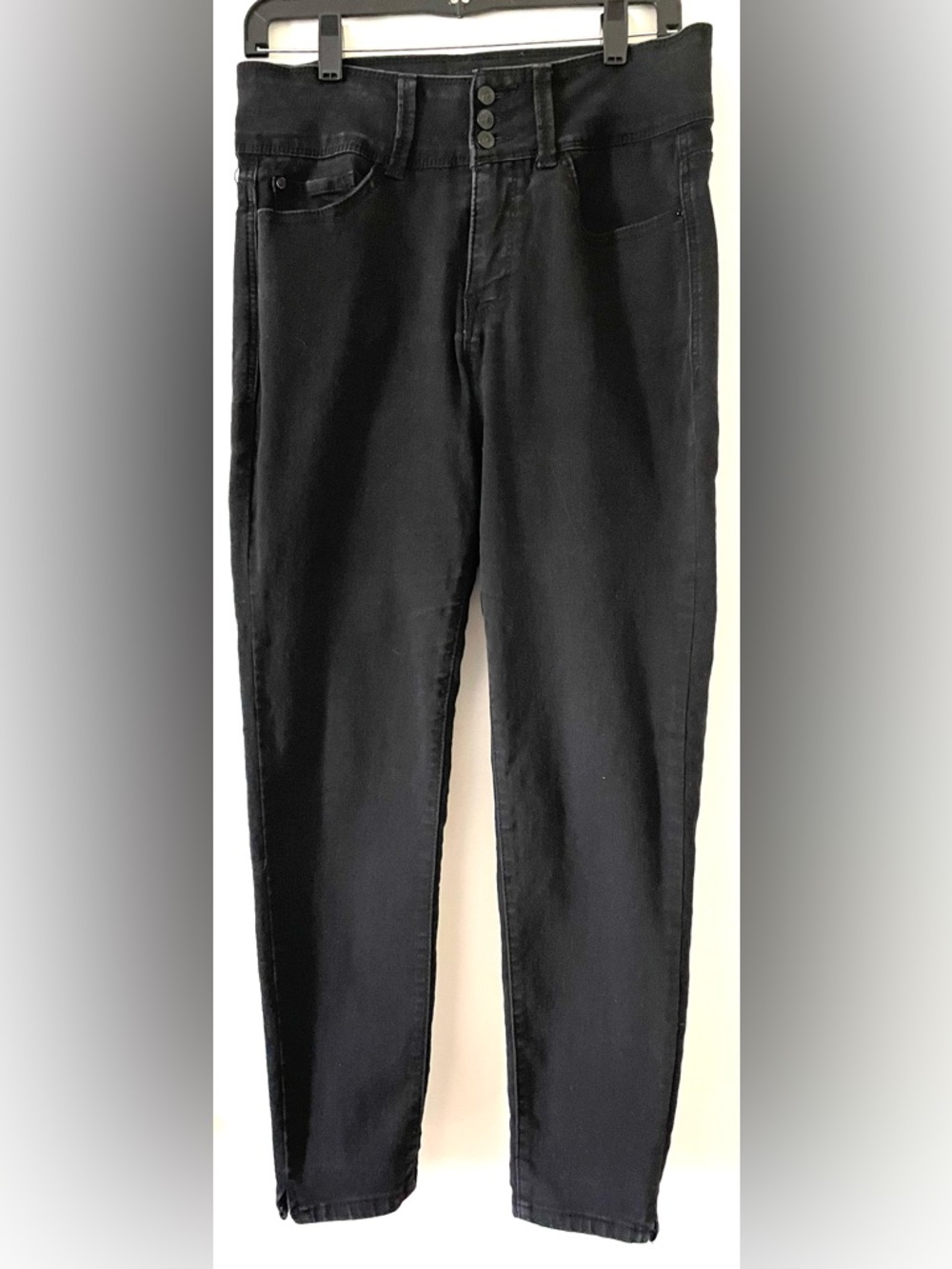 Curve Appeal Women’s Sz 10/30 Black High Rise Skinny Jeans